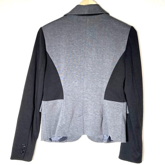 Laundry Shelli Segal gray black business casual blazer suit jacket sz 10 B162 - Picture 4 of 4